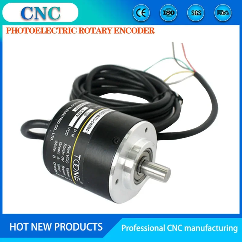 

Zhuo Yi ZBP3808GF photoelectric rotary encoder 8-24V ABZ three-phase complementary output E6HZ-CWZ5G