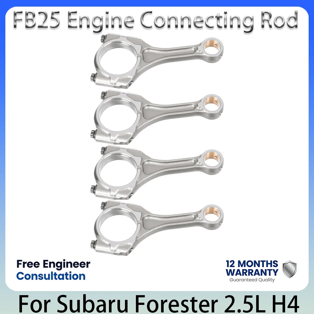 ENGINE Connecting Rod Set OEM 12100AA470 For Subaru FB25 2.5L 2.5 L T H4 GAS Non Turbo Forester Legacy Outback XV 2010-2021