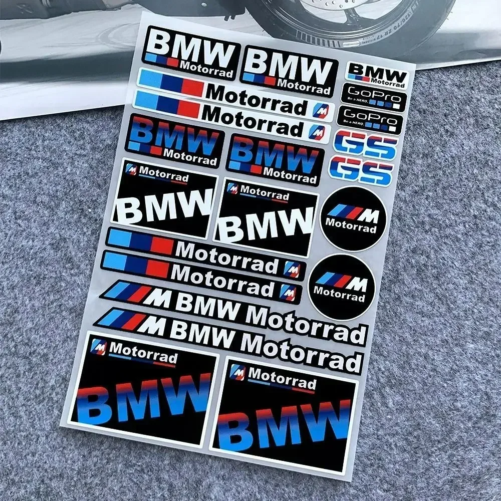 New Car Decoration Stickers Reflective Waterproof Decals Suitable for Bmw Motorcycle Modified Helmet Fuel Tank Tail Box Stickers