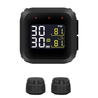 Tire Pressure Monitoring System Waterproof External Sensors Wireless Digital LCD Display Motorcycle Real Time TPMS M3 Moto
