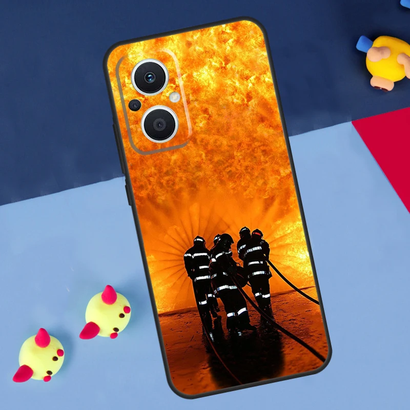 Firefighter Fire Fireman Case For OPPO Reno 8T 5Z 4Z 10 4 5 6 7 8 Lite OPPO Find X5 Pro X2 Neo X3 Lite X6 Pro Cover