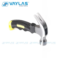 0.25kg Stubby Small Mini Claw Hammer DIY Tool Mallet Head Rubber Grip Nail Remover