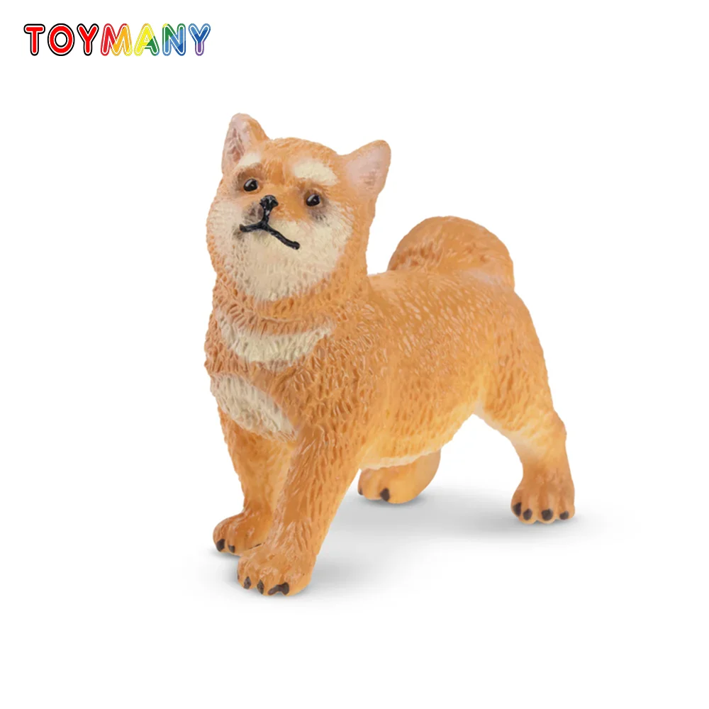 

Simulation Dog Pet Animal Model Toy Mini Japanese Shiba Inu Puppy Figurine Figures Dolls Action Figurines Toys for Children Gift