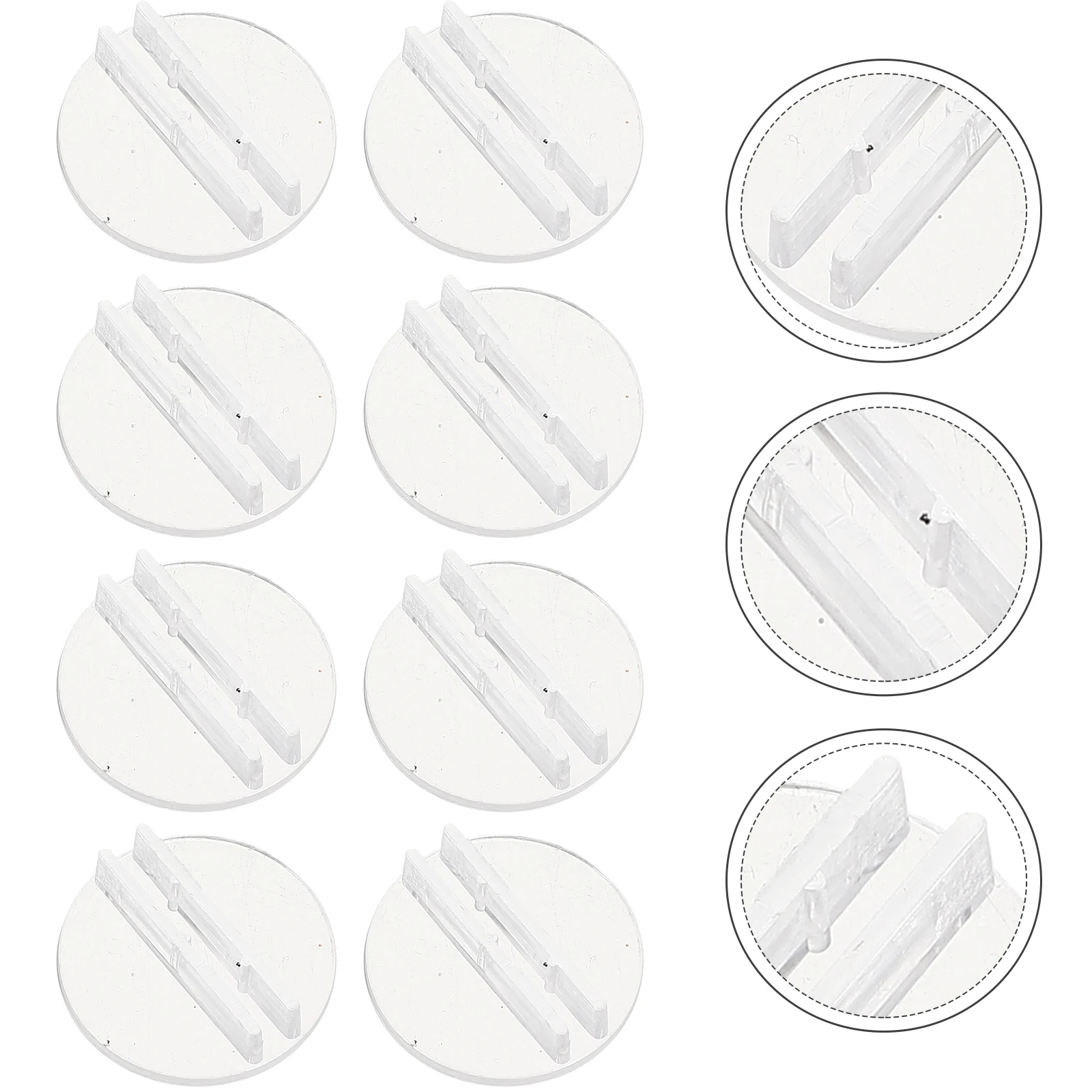 100 шт., бизнес-держатель, настольный органайзер, пластиковые держатели для карт, держатель для визитных карточек, органайзер для офиса, вертикальная подставка, дисплей