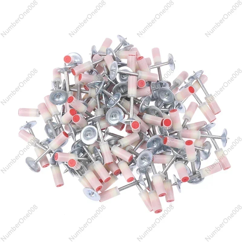 10/100PCS Steel Nails Wall Fastening Tool Nailer Round For Steel Nail Gun Pneumatic Nailing Special Nails Powerful Penetration