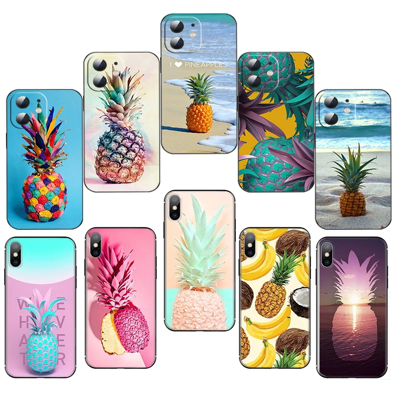Мягкий силиконовый чехол DY52 Delicious Fruit Pineapple для Samsung Galaxy A53 A73 5G A12 A21s A11 A51 A52 A72 4G 5G