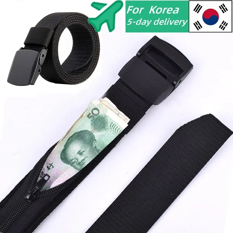 

Travel Cash Anti Theft Belt Waist Bag Women Portable Hidden Money Strap Belt Wallet Waist Pack Men Secret Hiding Belt 119cm