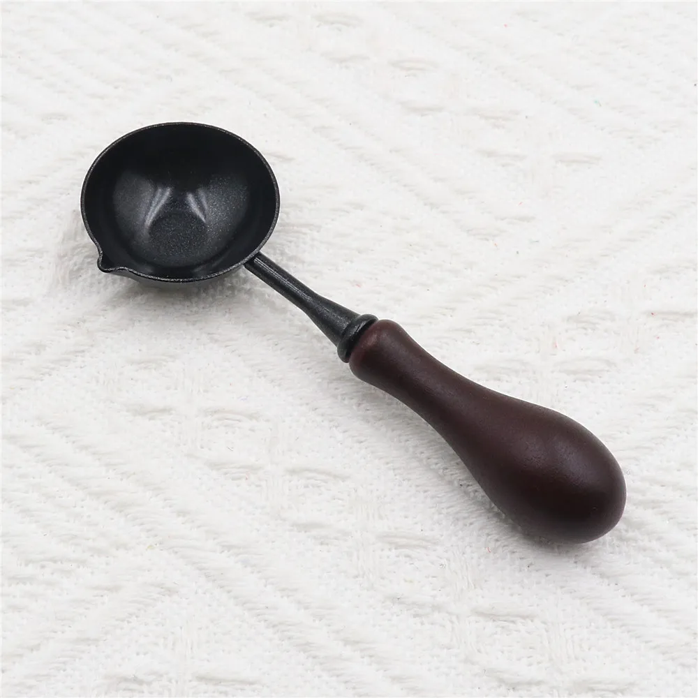 1pc non-stick lakzegellepel, smeltlepel voor lakzegeling, herbruikbaar lakzegelgereedschap voor cadeauverpakking, enveloppen, uitnodigingen
