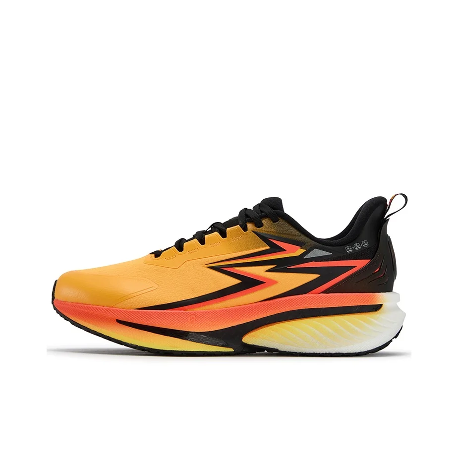 361 Rain Screen 9 Cushioning, Wear Resistant Low top Casual Running Shoes Men's Orange Black 572542228-5