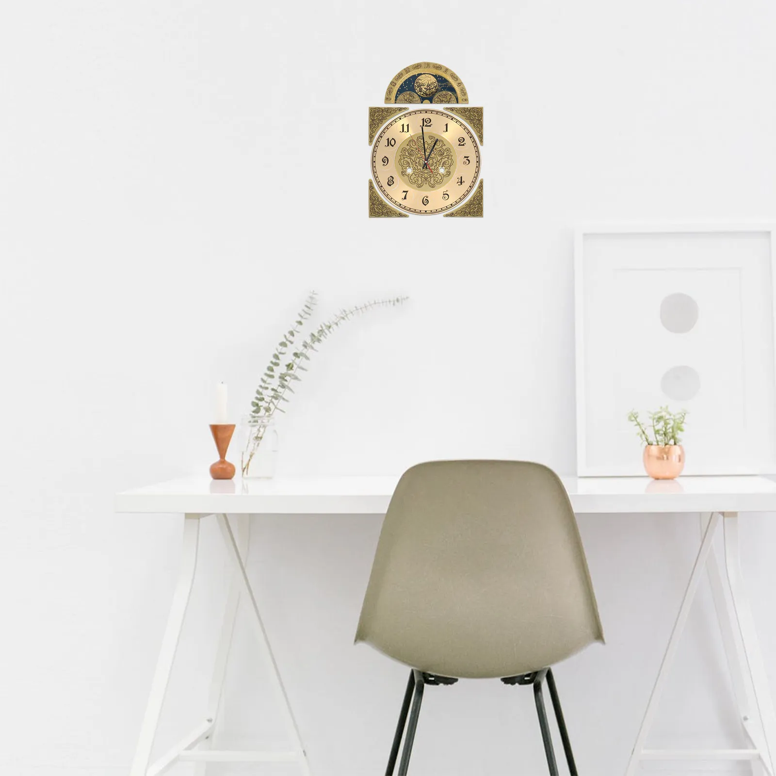 

Циферблат для часов своими руками с арабскими цифрами, металлический кварцевый циферблат, сменный элемент для настенных часов, диск с арабскими цифрами для DIY-часов