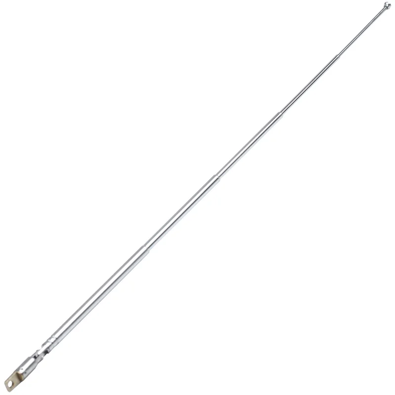 ABZW 40 Pcs 32Cm Length 5 Section Telescopic AM FM Radio Antenna 180 Degree
