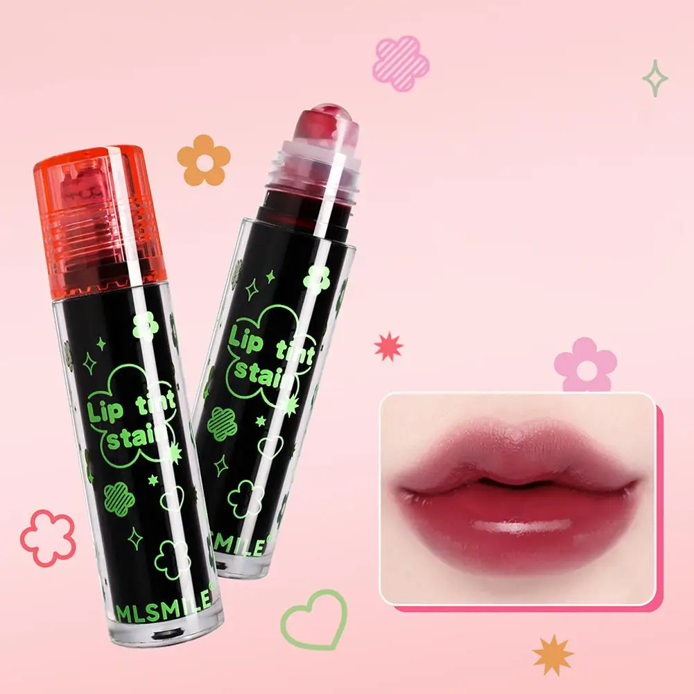 1PC 8 Colors Lip Tint Stain Liquid Lipstick,Lip and Color Cheek Non-Stick Pigment, Long-Lasting,Vivid Tint, Cup,Lightweight K5N9