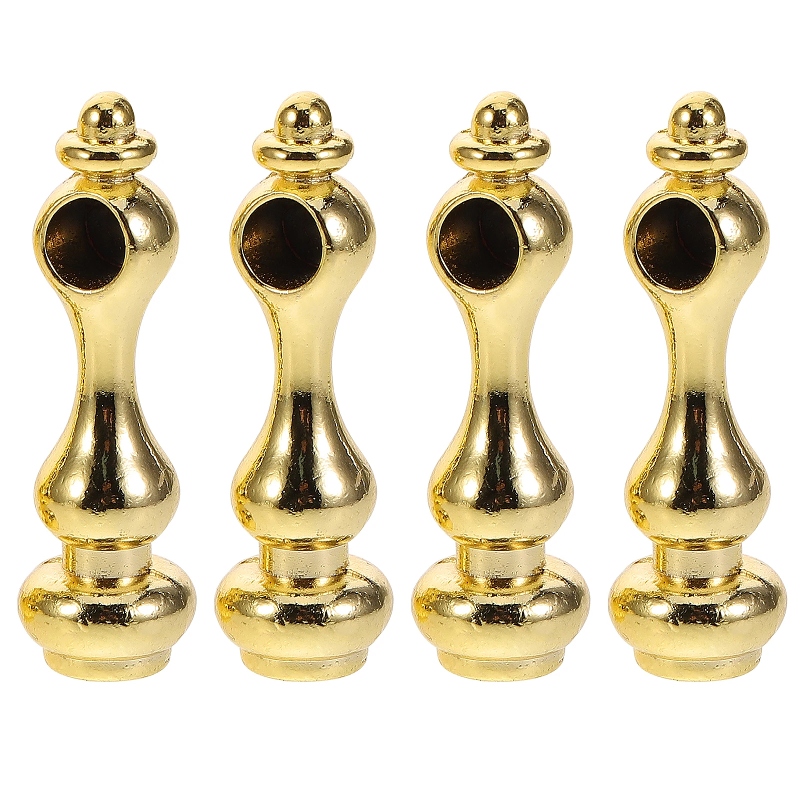 

4pcs Furniture Hardware Zinc Alloy Connector Spindle Replacement Parts for Cabinets Serving Carts Metal Railing Spindles