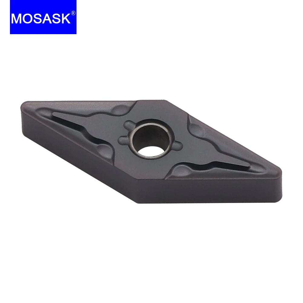 VNMG-Carboneto sólido insere para CNC, aço inoxidável processamento cortador, ferramentas de torneamento, 160404, 160408, MA, HS, TM, ZP153, ZC25, ZC35, 10pcs