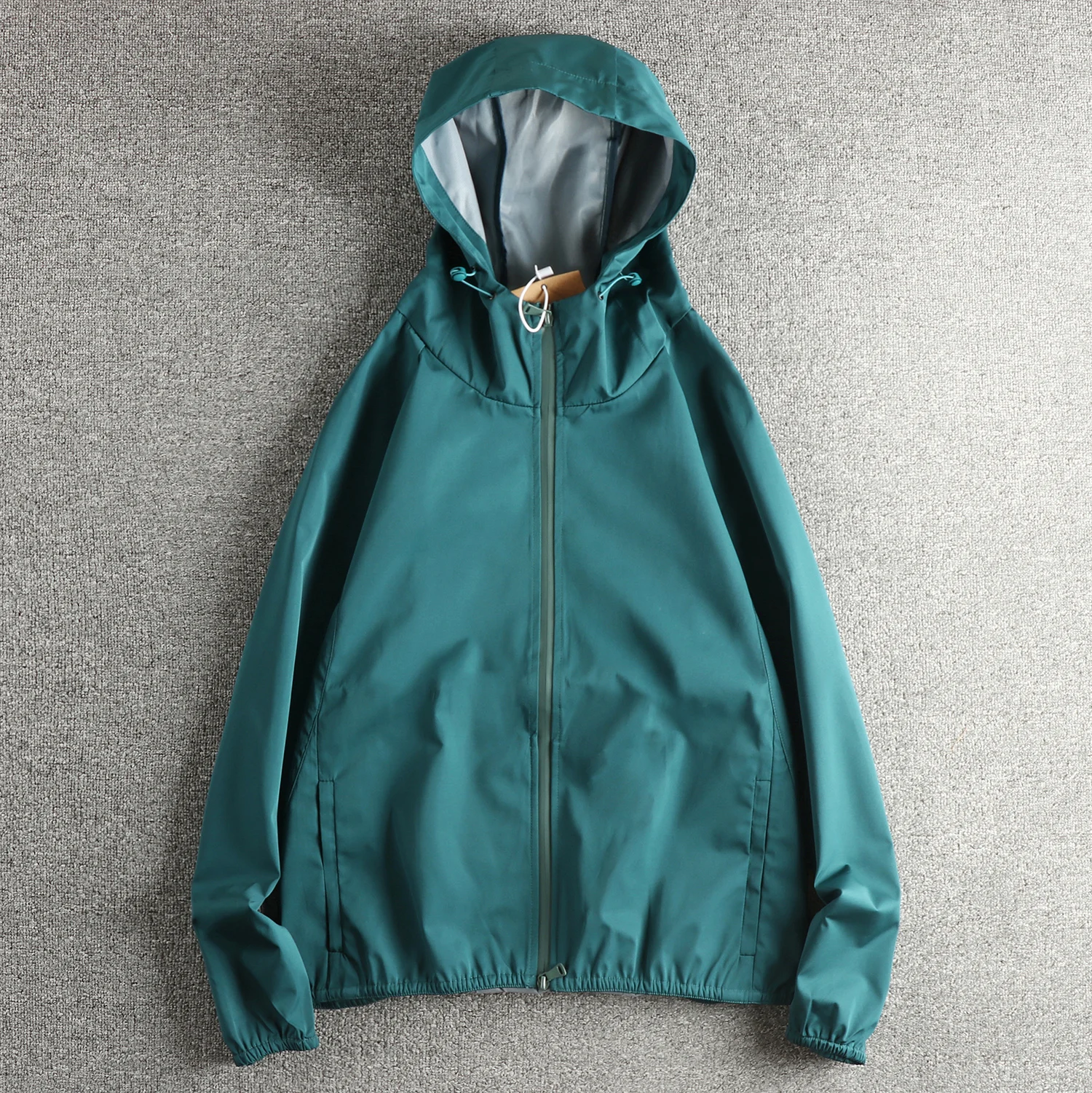 

New Hardshell Windproof Fabric American Trend Jacket Men Loose Short Autumn Winter Versatile Casual Outerwear Polyester Long ...
