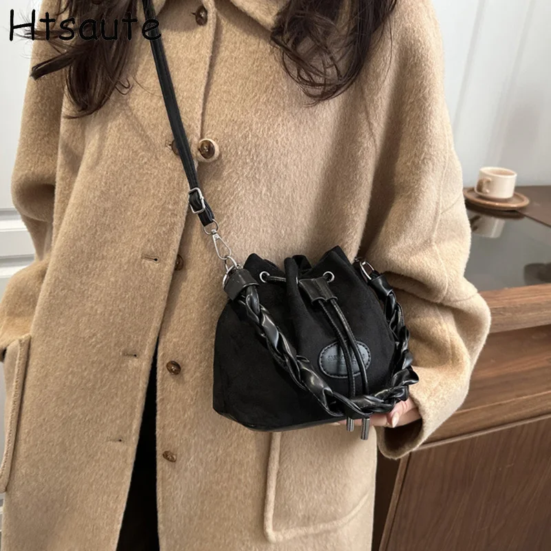 

PU Leather Women's Shoulder bag brand design fashion lady's buckets ladies crossbody clutch handbag for women bolsos mujer