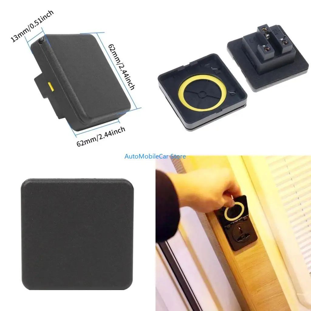 

G8TE Wall Socket With Cover 10A Power Inlet RV Motorhome 250V Electrical Socket