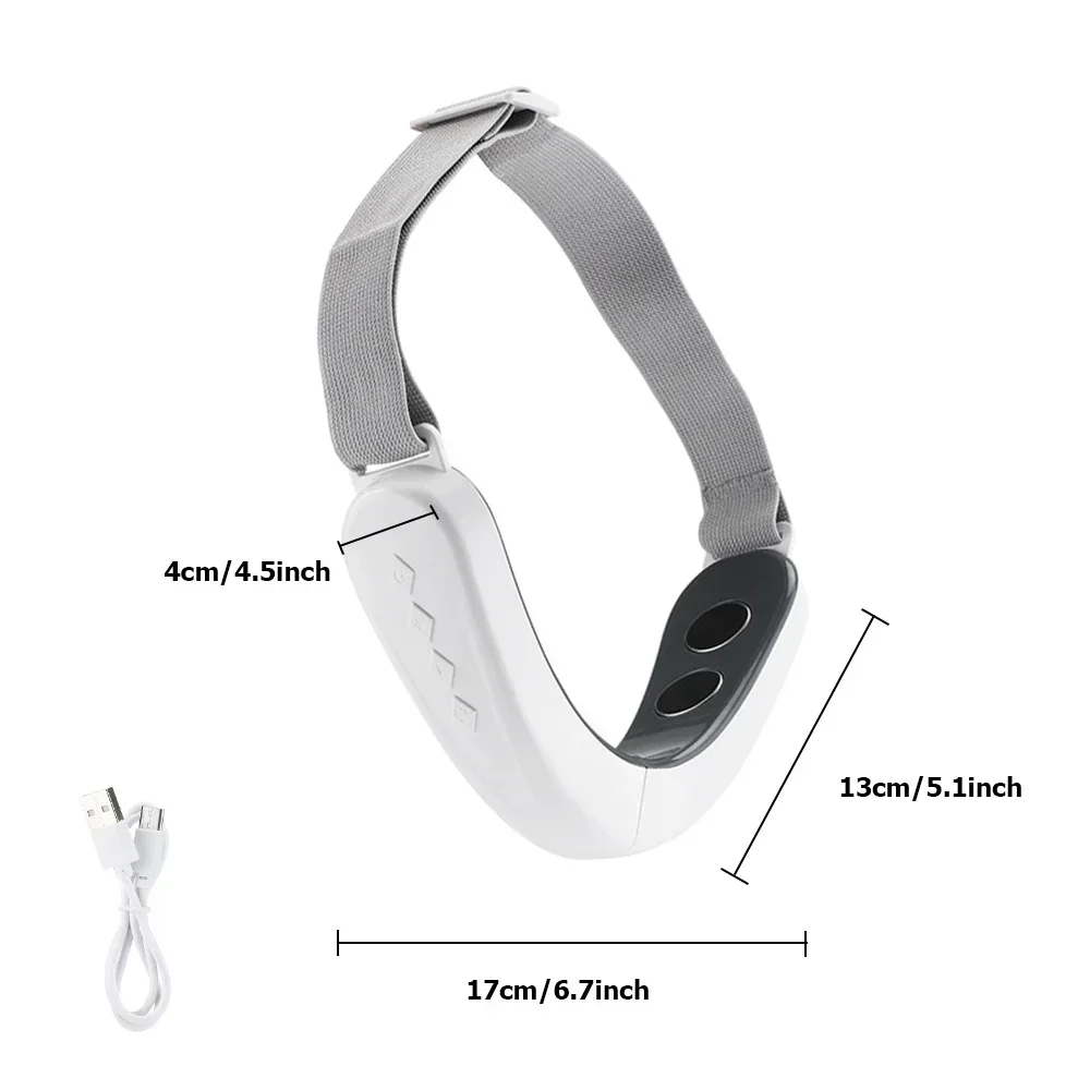 مدلك الوجه على شكل حرف V، مدلك الوجه المنزلي الذكي للتجميل، حزام شد الوجه على شكل حرف V، مخفض الذقن المزدوجة #6