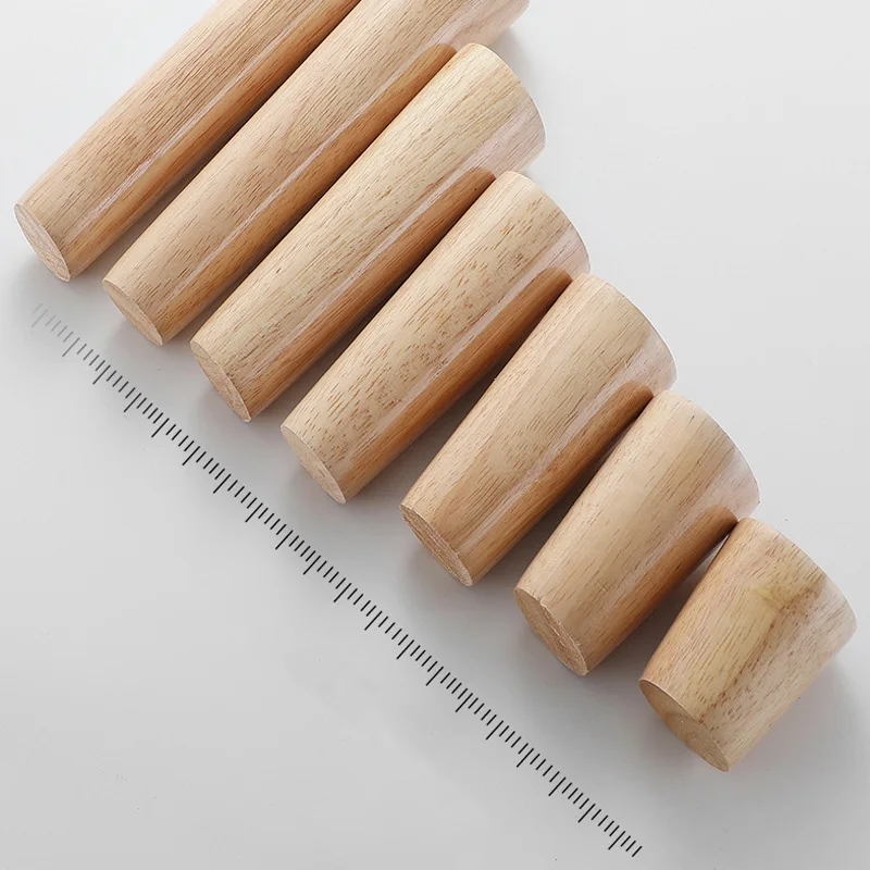 4Pcs Solid Wood Furniture Legs Height10-30cm Inclined Cone Sofa Bed Cabinet Table and Chair Replacement Feet Sloping