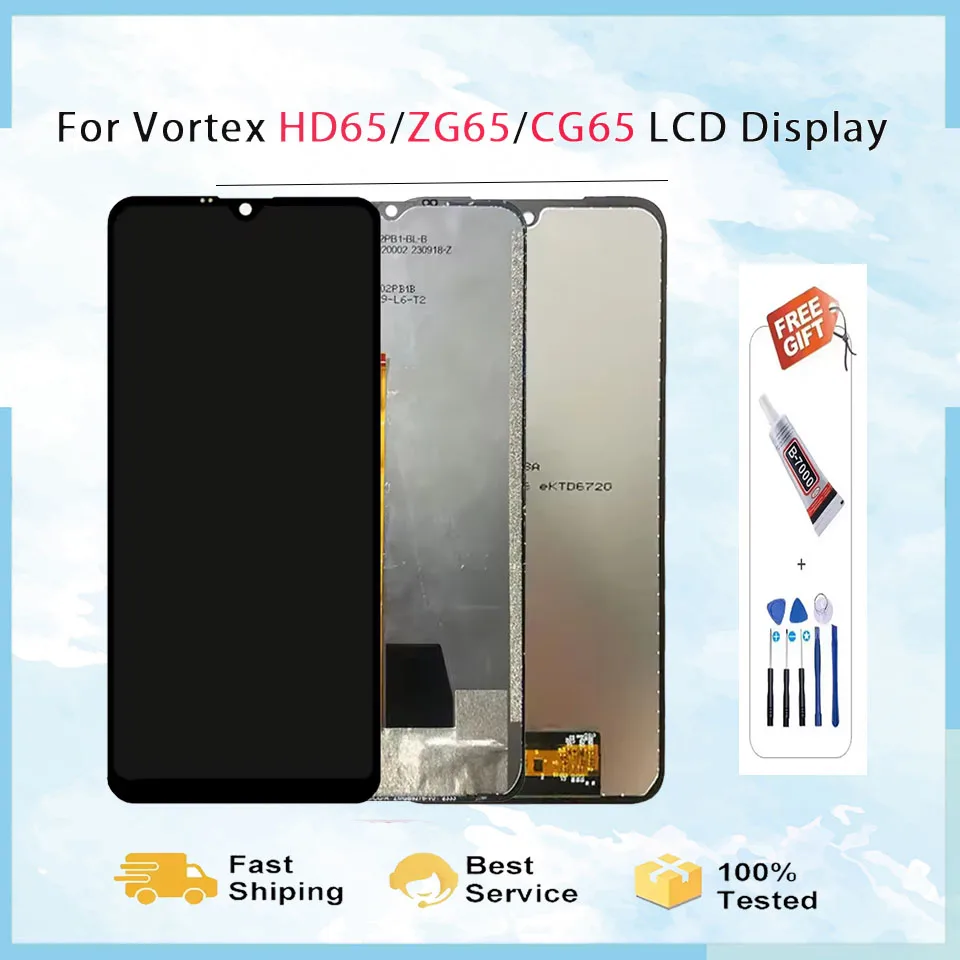 

Original LCD Display for Vortex HD65 ZG65 CG65 Touch Screen Digitizer Assembly Replacement Part
