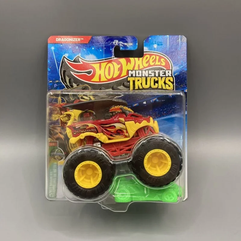 Nuevos coches auténticos Hot Wheels FYJ44 Monster Trucks Serise, coches todoterreno, escalada en la playa, colección de coches de juguete, regalo sorpresa, juguetes para coches