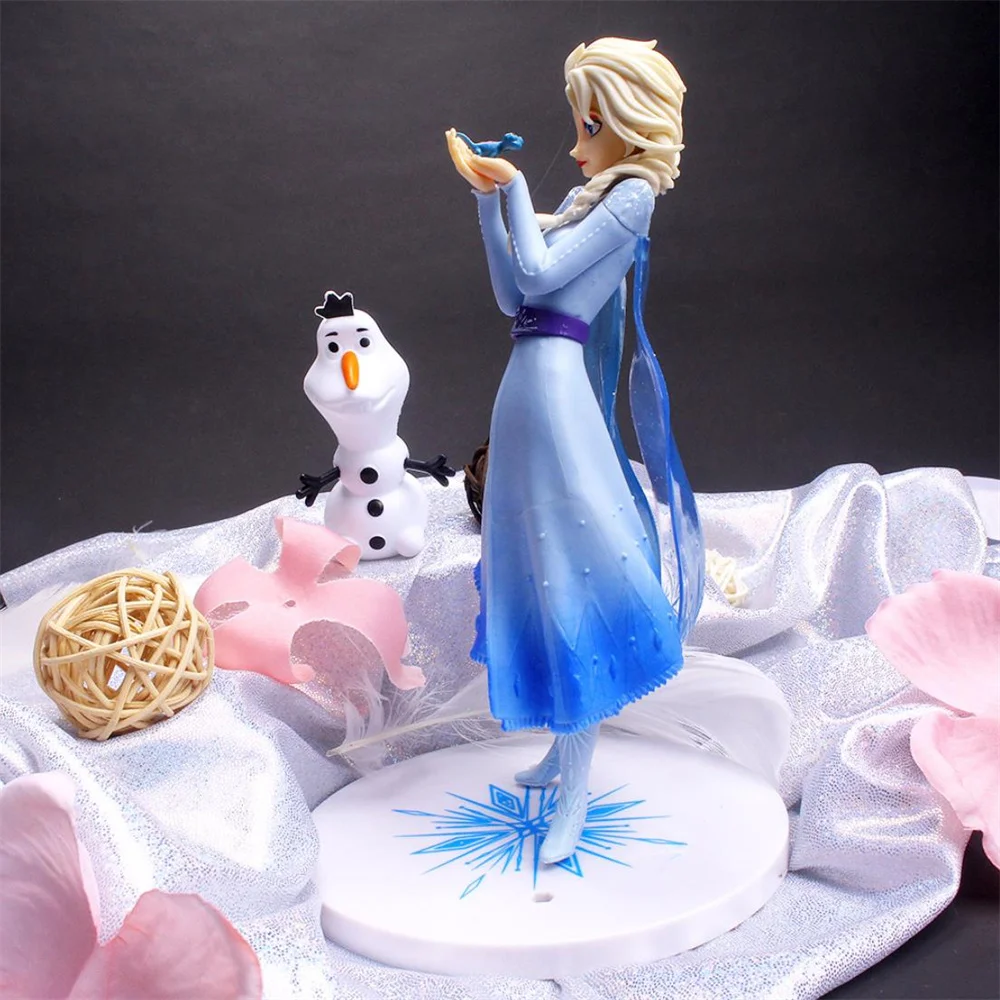 Disney Frozen 2 actiefiguur, Elsa Princess Fire Dragon PVC-pop, bewegbaar anime-kerstcadeau, 2025, hot-selling fancadeau