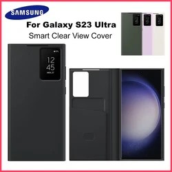 Origina Samsung Galaxy S23 Ultra S-View Wallet Case EF-ZS918 Smart Flip phone case Smart Clear View Cover for Galaxy S23Ultra