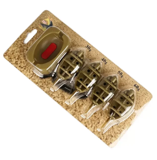Bait Holder Cage Inline Methods Feeder For Outdoor Fishing Trips High-quality Plastic Build Secure Bait Retention view 2