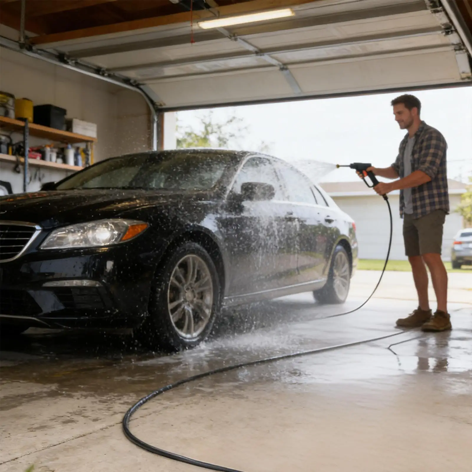 High Pressure Washer Adjustable Spray Quick Connect Water Sprayer High Power Small Pressure Washer For Vehicle Automotive SUV