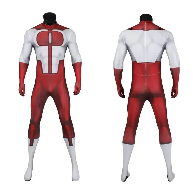 Kombat Nolan Cosplay Costume Omni-Man Nolan Grayson Zentai Suit Outfit