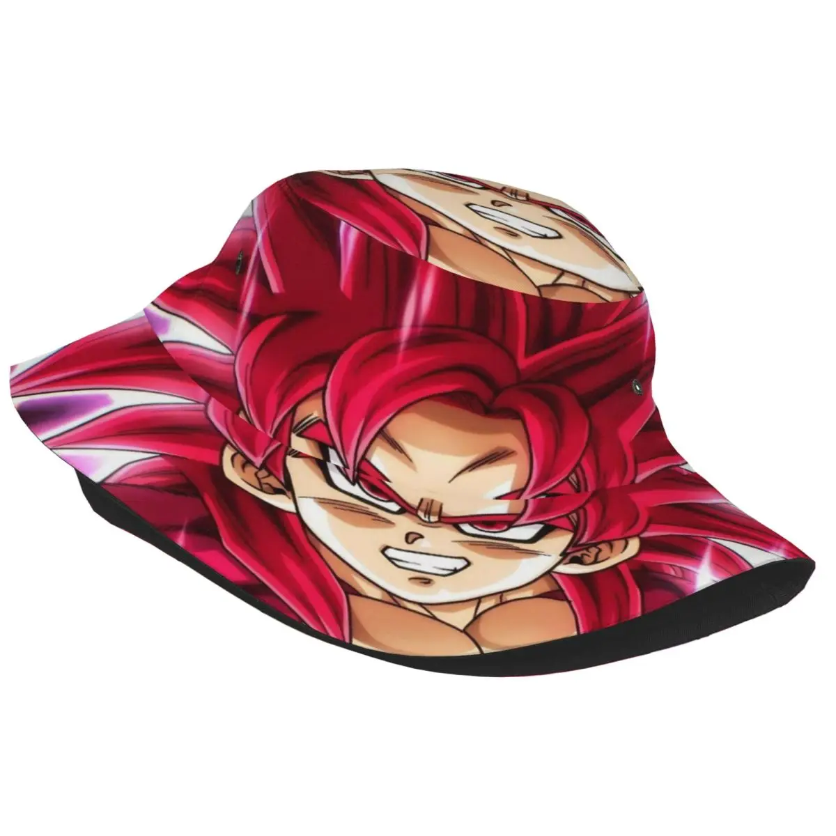 Hip Hop Dragon Ball Bucket Hats Men Women Lightweight Outdoor Sports Chibi Kawaii Fisherman Hat Vocation Getaway Headwear Bob