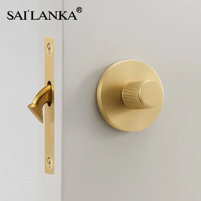 sailanka thumb turn key brass door lock listras verticais botao deslizante preto do banheiro fio de emergencia bk 01