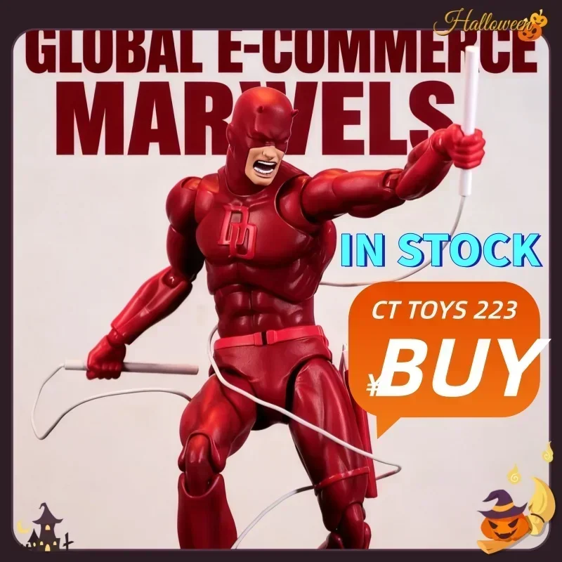 

2026 New Arrival Exclusive Hot Sale Ct Toys Mafex 223 Daredevil Comic Version Shf Anime Action Figure Collectible Model Gift Toy