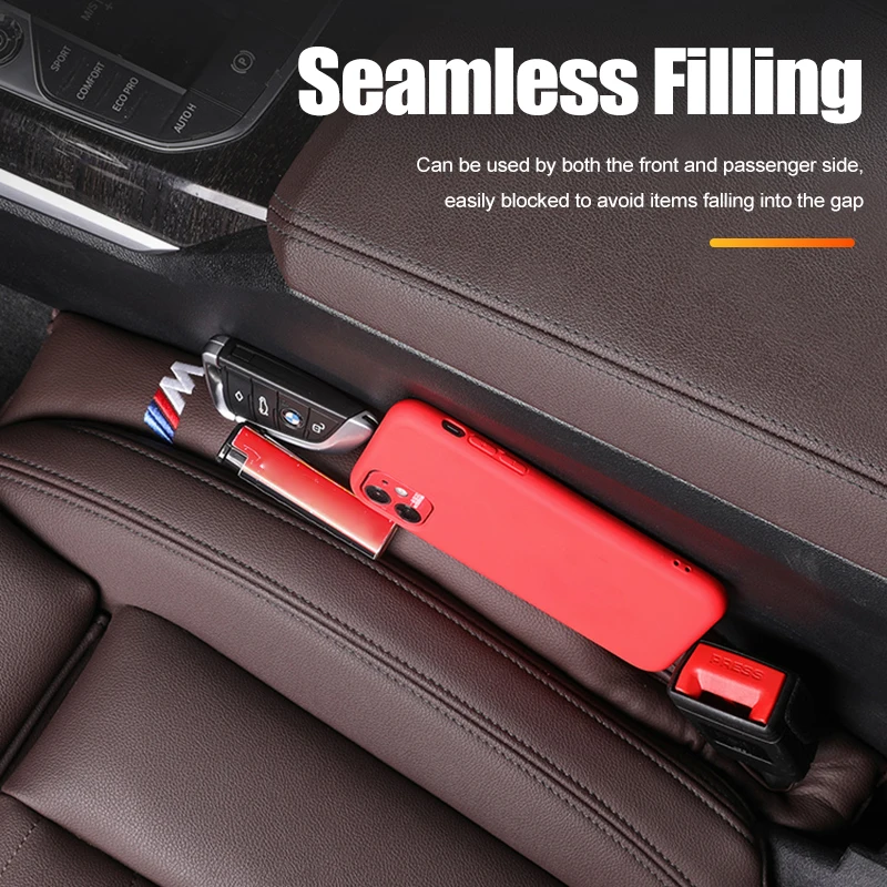 Car Seat Gap Filler Soft Auto Styling Padding Leak Plug For BMW 1 2 3 4 5 7 Series X1 X3 X4 X5 X6 X7 F10 F20 F30 G20 G30 F15 F16