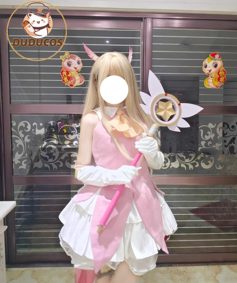 DUDU-SR Anime Fate Stay Night Kaleid Liner Illyasviel von Einzbern Cosplay Costume Outfit Carnival Comic Role Play Uniform