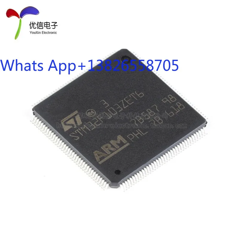 Original genuine STM32F103ZET6 LQFP-144 ARM Cortex-M3 32-bit microcontroller MCU