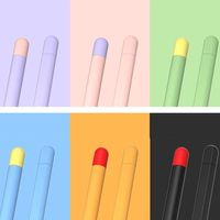 For Samsung Galaxy Tab S6 Lite P610 Tab S7 S8 S9 Tablet S6Lite Pencil Case Cover S Pen Bag Non-slip Protection Silicone Sleeve