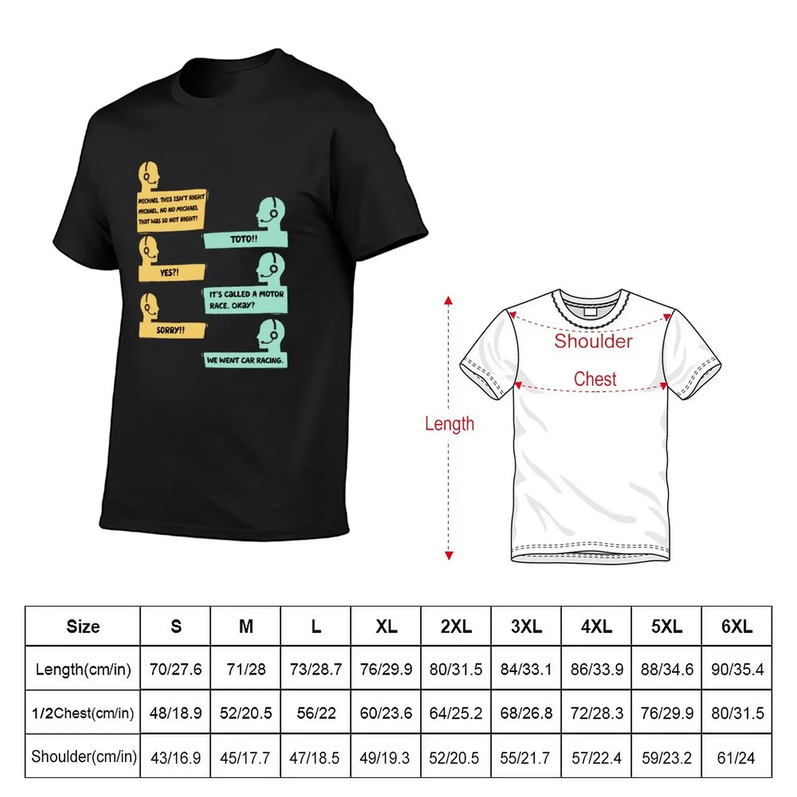 New Toto and Michael Masi Radio Car Racing Motor Race T-Shirt quick drying t-shirt anime boys t shirts mens vintage t shirts