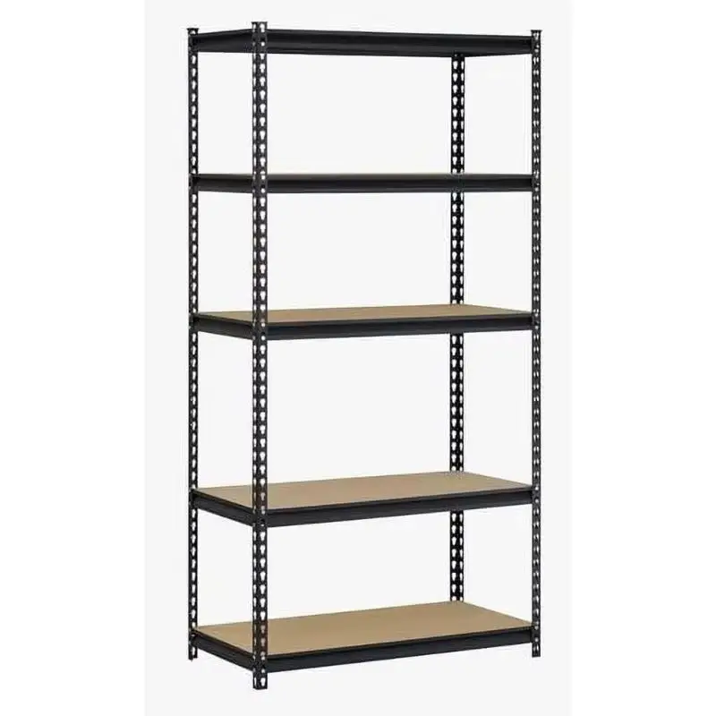 

Muscle Rack 36"W x 18"D x 72"H 5-Tier Steel Shelving, Black, 4000 lbs. Capacity