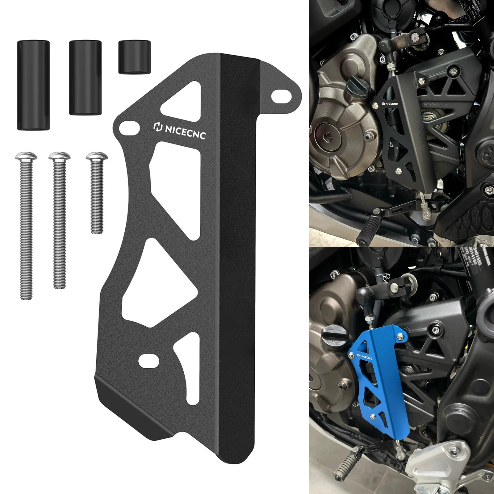 

For 2019-2024 Yamaha Tenere 700 Gear Shift Linkage Guard Cover Shifter Rod Protector for Yamaha Tenere 700 Rally Edition 20-24