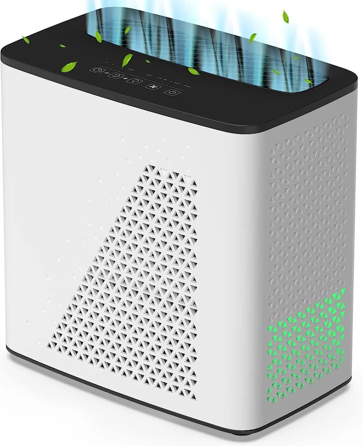 

Air Purifier for Bedroom Home Large Room Up to 547 Ft² H13 True HEPA Filter for Pets Hair Wildfires Smoke Dander Pollen Quiet