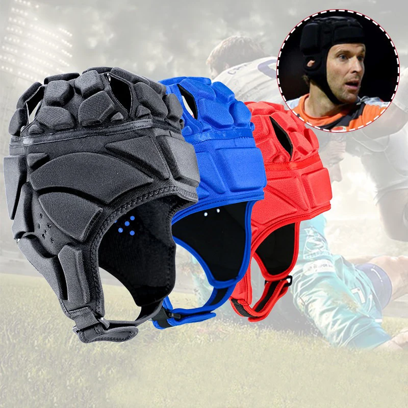 Football Helmet Goalkeeper Cap English Crash Cap Pitcher Training Baseball Guard Soft Football Goalkeeper Head Guard