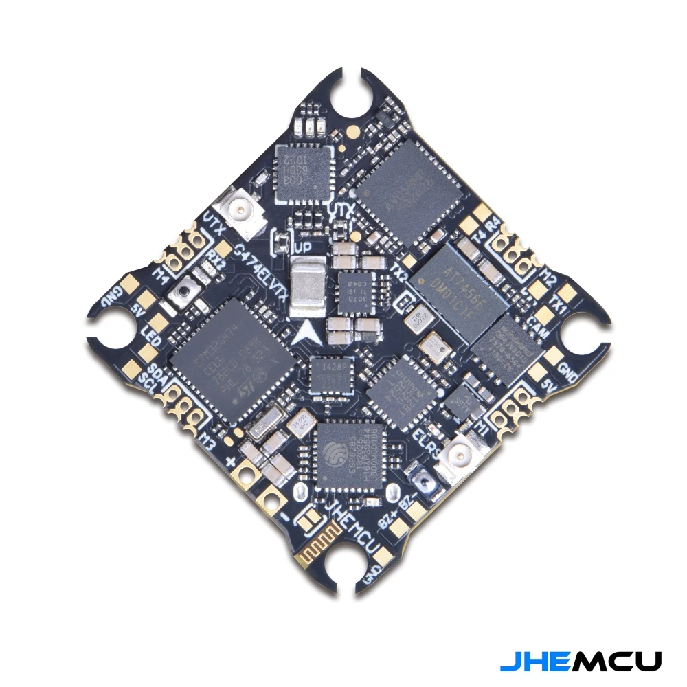 

Полетный контроллер 5-в-1 AIO FC для Tiny Whoop: JHEMCU G474ELVTX (STM32G474, встроенный ELRS и видеопередатчик), 1-2S Micro FPV