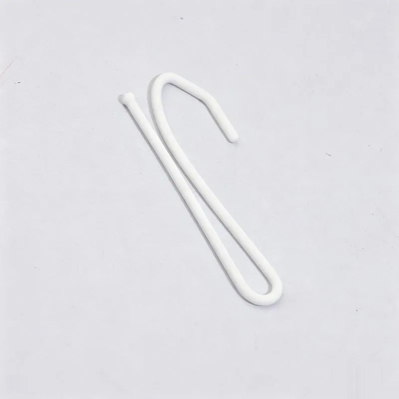 Easy Simple Operation Single Prong Curtain Clips 48 pcs, perfect for Bathroom Fabric Hanging, Smooth Sliding Hook