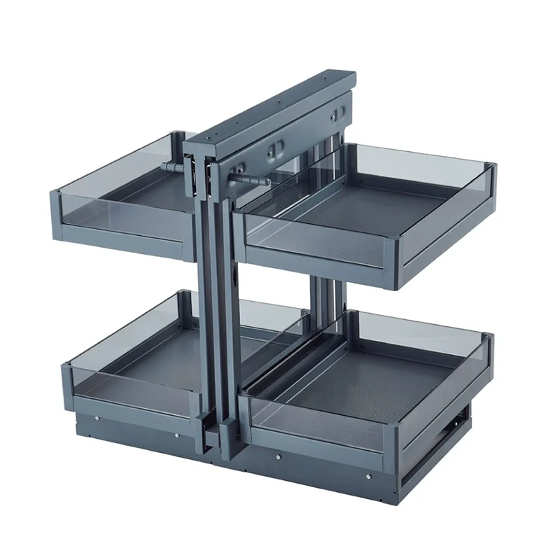 

Кухонный шкаф с полным выдвижением, угловая корзина Little Monster Pull, стеллаж для хранения