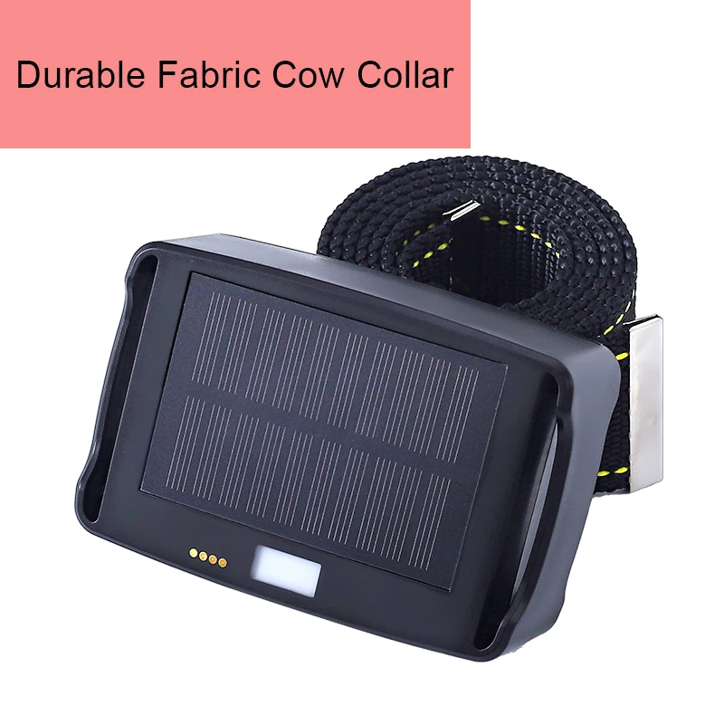 Vibration Alarm Horse Cattle Pet Tracker 8 Countries Multi-Languages Support 4G Solar Gps Tracker With Collar G55