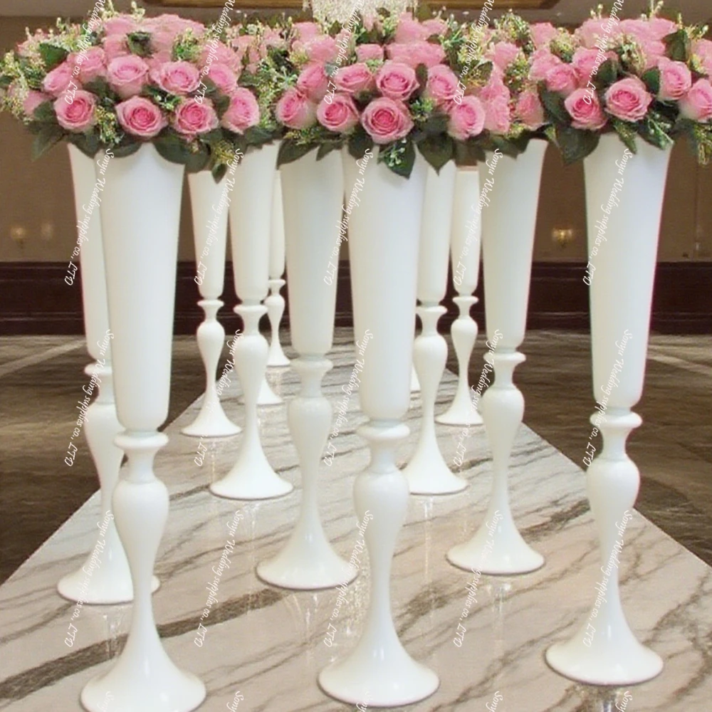 15pcs 65-100cm)Wedding Stage Decoration Background Gold Round Metal Wedding Backdrop Stand Road Lead Backdrop for Wedding Events