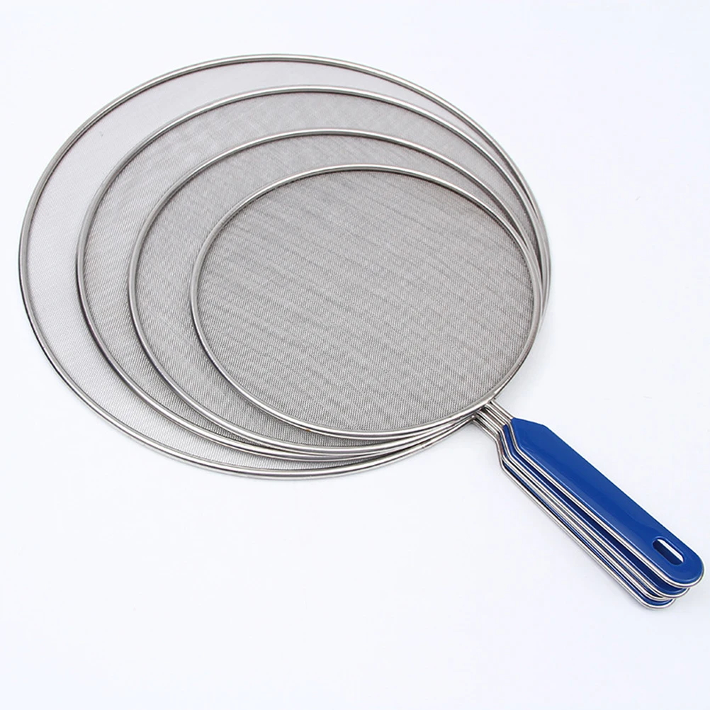 

25Cm Stainless Steel Anti Oil Splashing Cover Hangable Handle Mesh Pot Lid For Kitchen Cooking Tool Pot Cover Kitchen