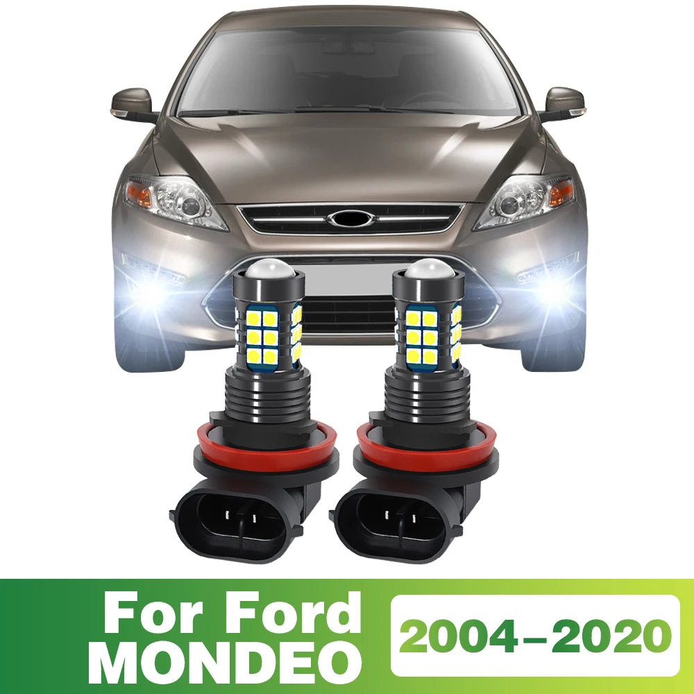 LED Lamp Car Front Fog Light For Ford MONDEO 2004 2005 2006 2007 2008 2009 2010 2011 2012 2013 2014 2015 2016 - 2020 Accessories