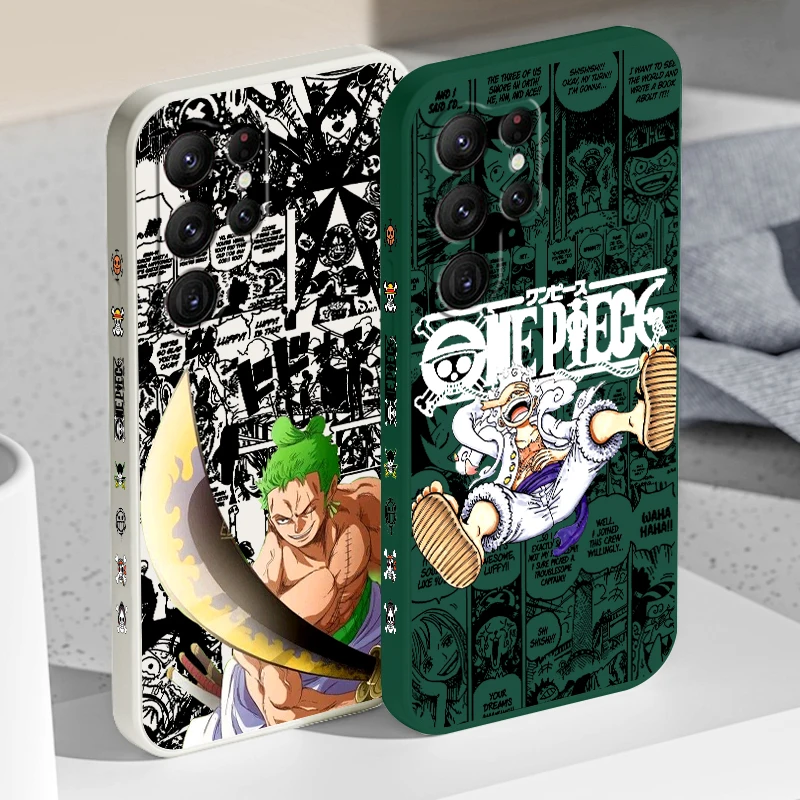 

O-Ones P-Pieces Lufeis Cool For Samsung Galaxy S25 S24 S23 S22 S21 S20 Ultra Plus FE 5G Liquid Left Rope Phone Case